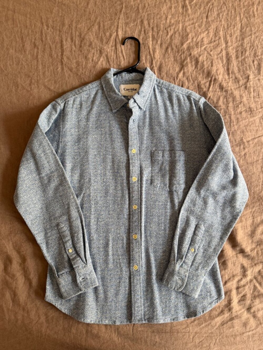 Corridor - Men's - Blue & White Dress Stitched Shirt